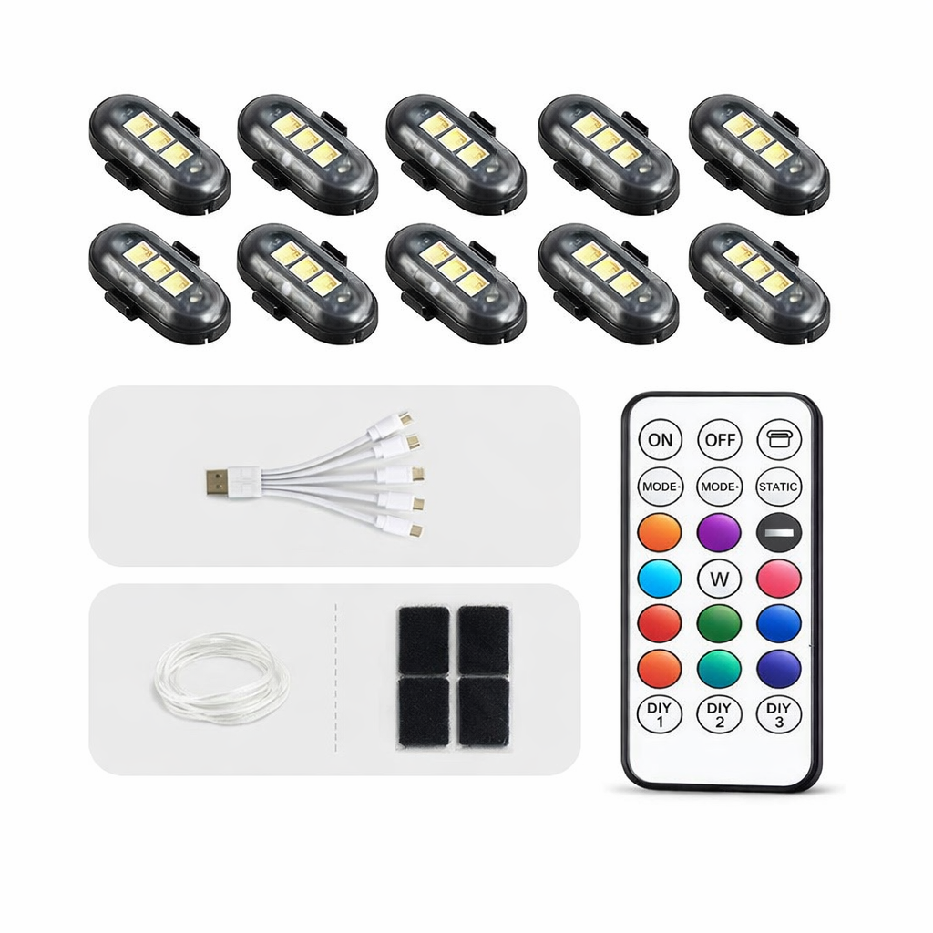 Lieferumfang Mini Stroboskop LED | NORDESTO