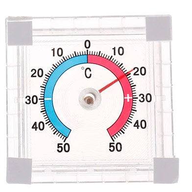 Termometro da esterno per finestra con scala da −50 a +50 °C