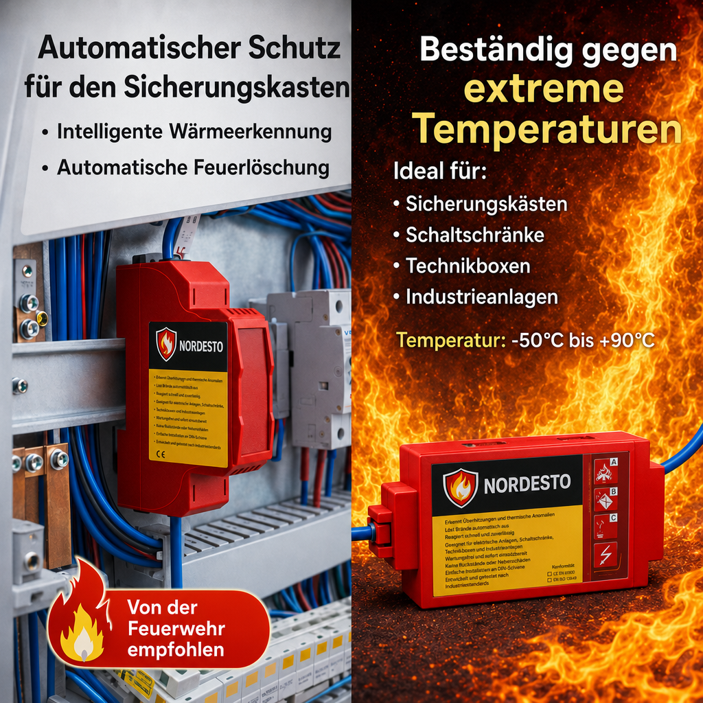 Beständig gegen extreme Temperaturen -50 bis +90 Grad