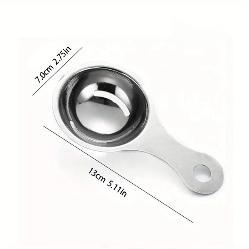 Misure del separatore uova: lungo 13 cm, coppa larga 7 cm
