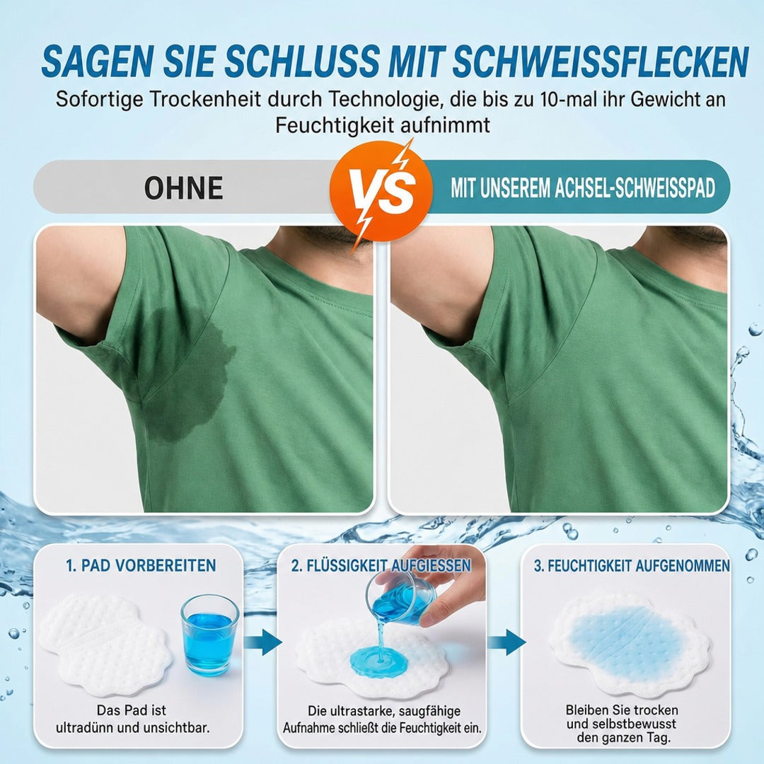 Schluss mit Schweißflecken