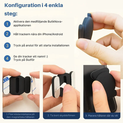 NORDESTO GP90 — GPS-Tracker ohne Abonnement (Android/iOS)