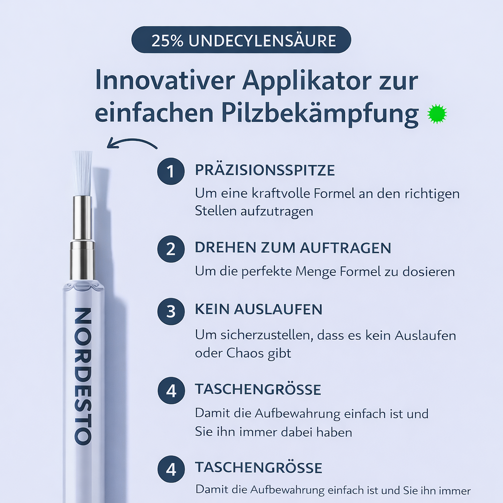 NORDESTO Antipilzstift - 4 Funktionen