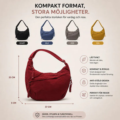 LUNA Shoulder Bag – Stylish & Anti-Theft Half-Moon Bag