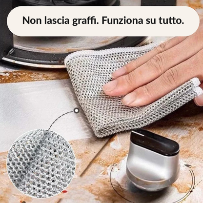 SpugnaMagica – Panni in maglia metallica che non graffiano