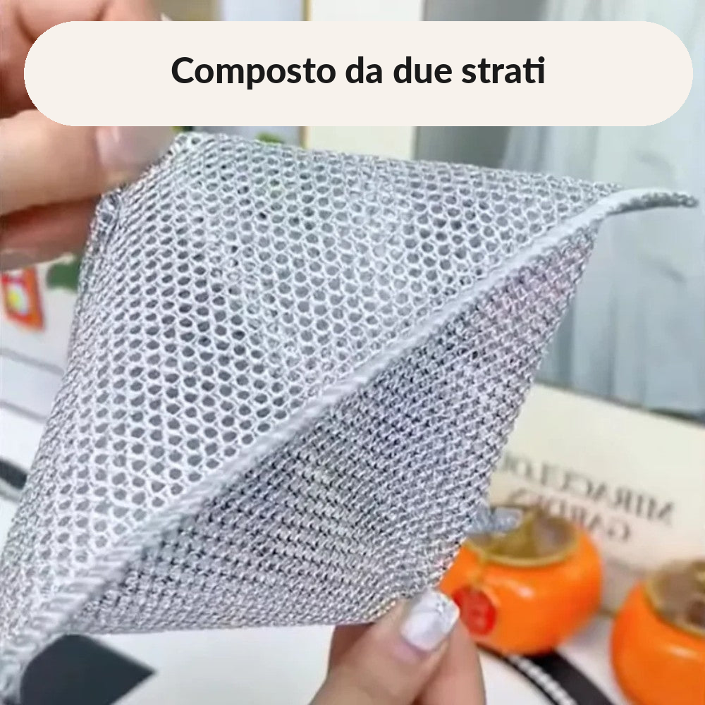 SpugnaMagica – Panni in maglia metallica che non graffiano