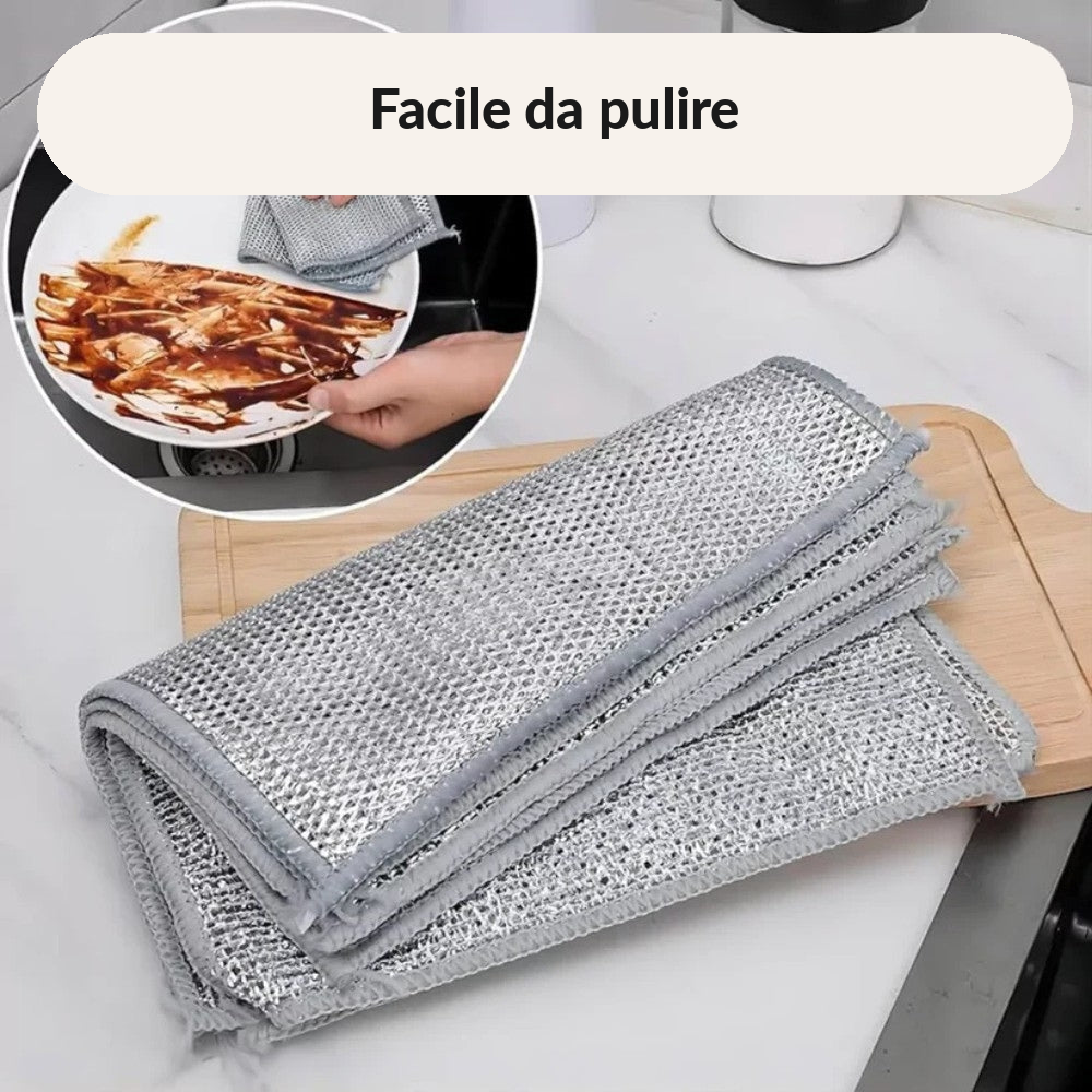 SpugnaMagica – Panni in maglia metallica che non graffiano