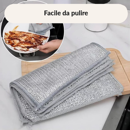SpugnaMagica – Panni in maglia metallica che non graffiano
