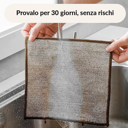 SpugnaMagica – Panni in maglia metallica che non graffiano