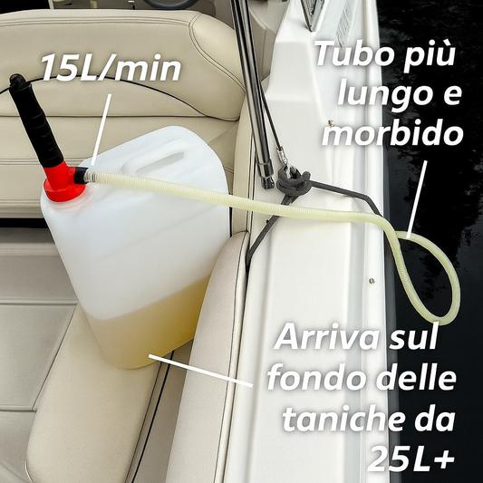 TravasaFacile – Pompa per carburante, travasi senza sollevare la tanica
