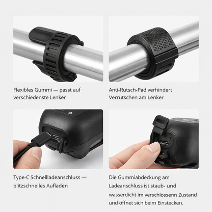 Flexibles Gummi und Schnellladung
