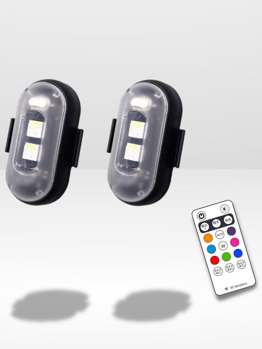 NORDESTO Mini Stroboskop LED – 2er Set