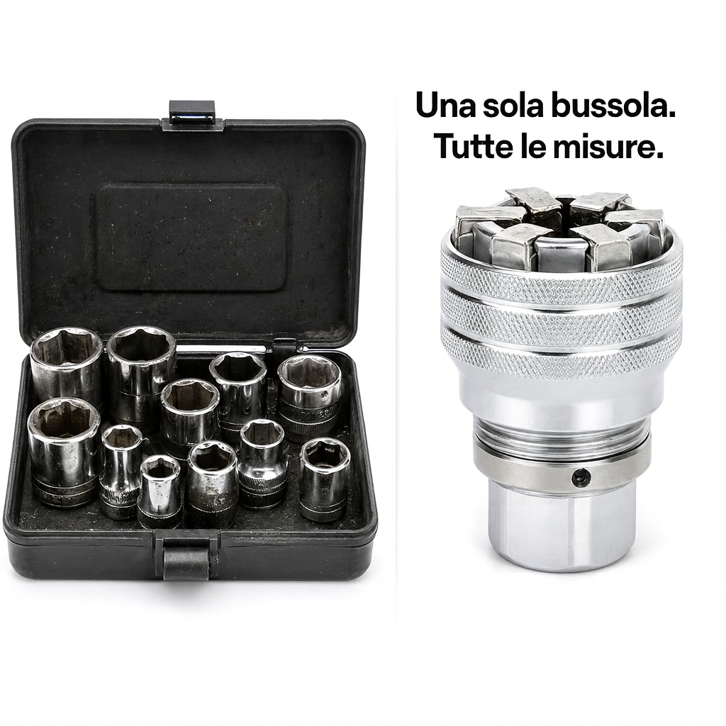 Bussola universale autoregolante 10–19 mm