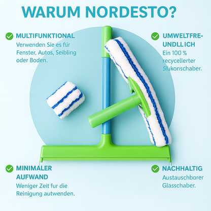 NORDESTO Glimro — Saubere Fenster ohne Aufwand