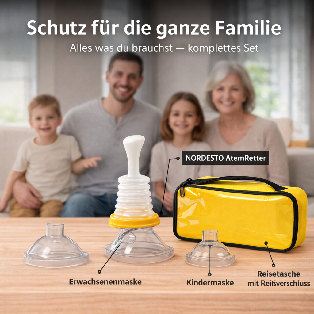 NORDESTO AtemRetter — Schutz für die ganze Familie