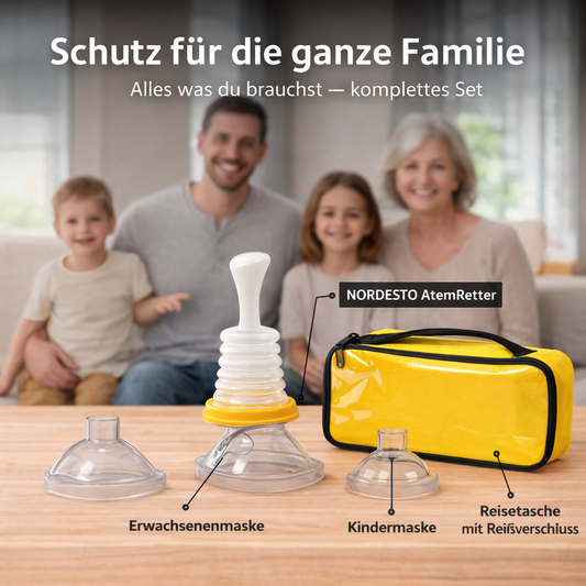NORDESTO AtemRetter — Schutz für die ganze Familie
