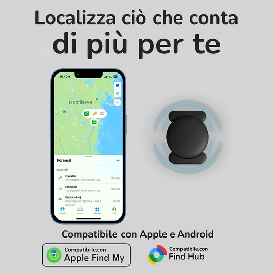 ScopriNova GP90 – Tracker GPS preciso senza abbonamento